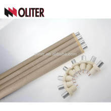 for foundry hotsale type s disposable thermocouple with aluminium slag cap ptrh wire and 604 triangle connector